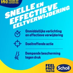 Scholl Eelt Verwijderpleisters 4 stuks