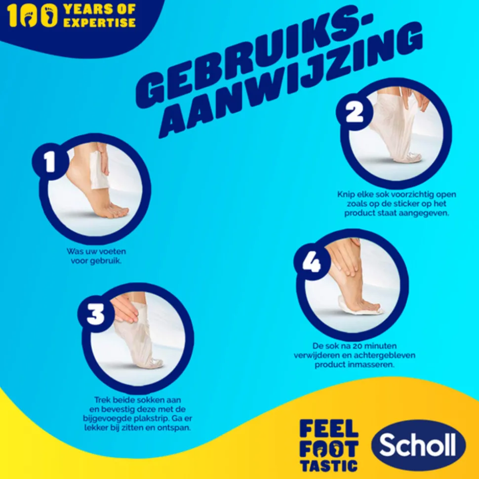 Scholl Expert Care Voetmasker Voedend 1 paar