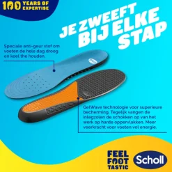 Scholl GelActiv Inlegzolen Professioneel Large Maat 41-46.5 1 paar