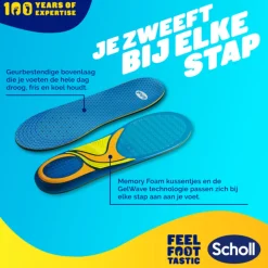 Scholl GelActiv Inlegzolen Casual Large Maat 41-46.5 1 paar