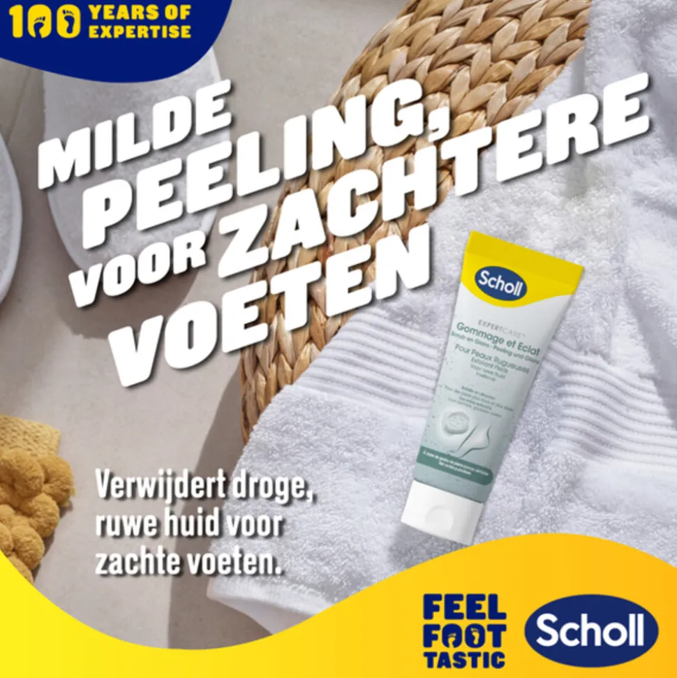 Scholl Voeten Scrubcrème Polish & Glow 75 ml