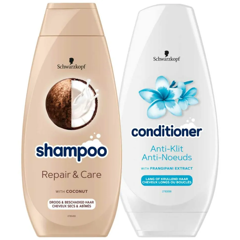 Schwarzkopf Anti-Klit & Repair en Care Pakket