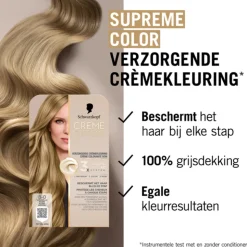 Schwarzkopf Creme Supreme Haarkleuring 8-16 1 set