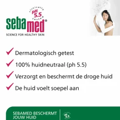 Sebamed Zeepvrije Wasemulsie Fles 500 ml