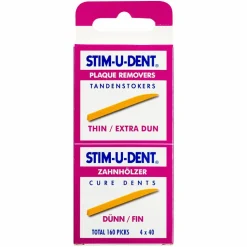 Stim-U-Dent Tandenstokers Thin Extra Dun 160 stuks