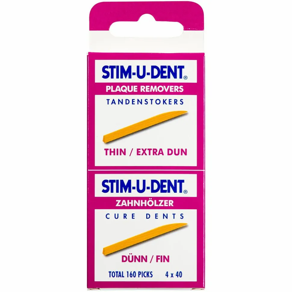 Stim-U-Dent Tandenstokers Thin Extra Dun 160 stuks