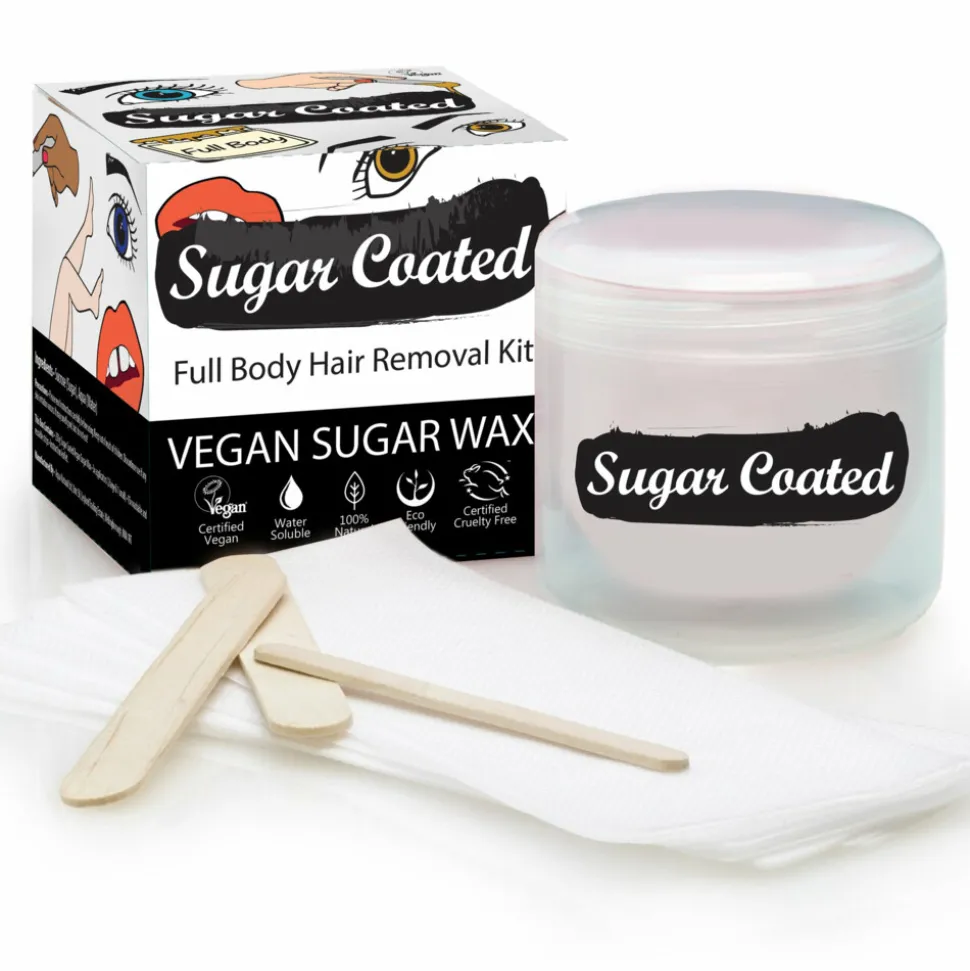 Sugar Coated Vegan Suikerwax Full Body Kit 250 gr