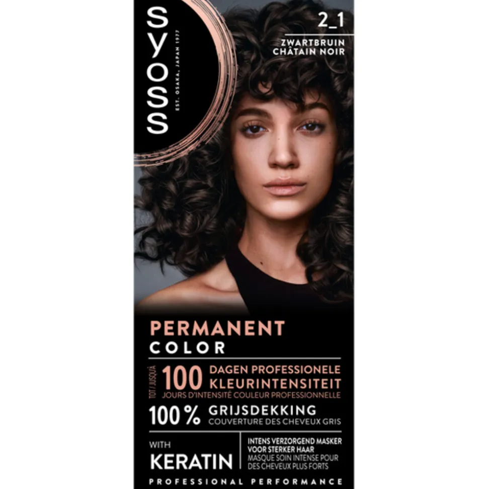 Syoss Baseline Haarverf 2-1 Zwartbruin