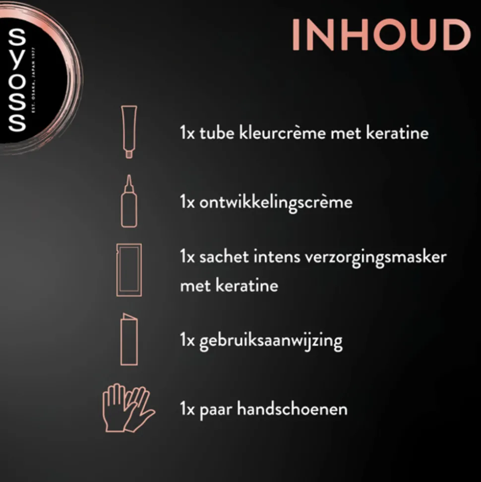 Syoss Baseline Haarverf 2-1 Zwartbruin