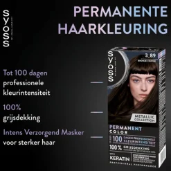 Syoss Baseline Haarverf 3-89 Bronze Coffee
