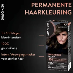 Syoss Baseline Haarverf 4-1 Middenbruin