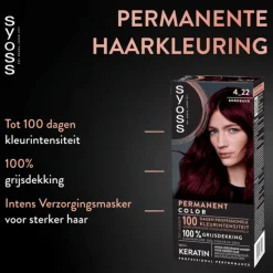Syoss Baseline Haarverf 4-22 Scarlet Red
