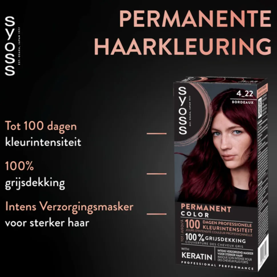 Syoss Baseline Haarverf 4-22 Scarlet Red