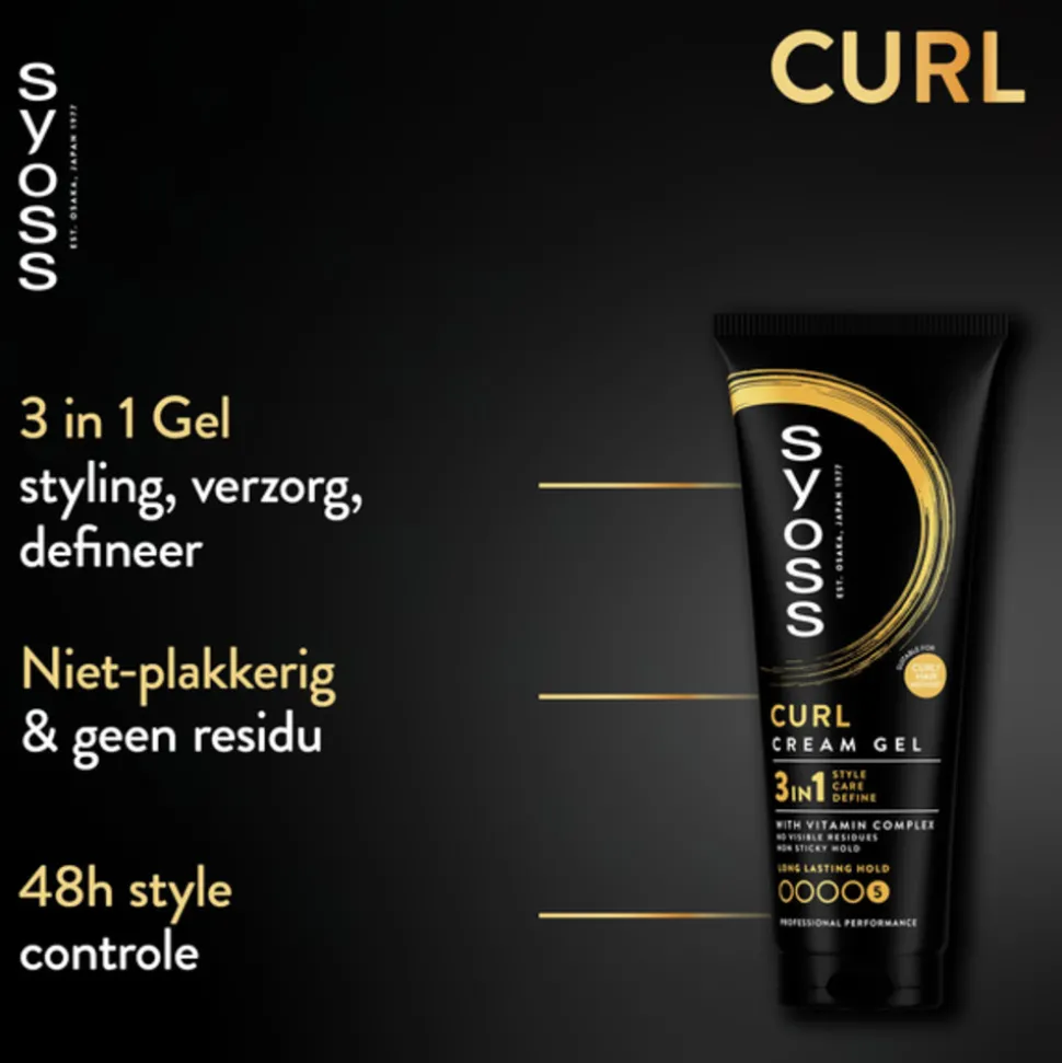 Syoss Curl Control Gel 250 ml
