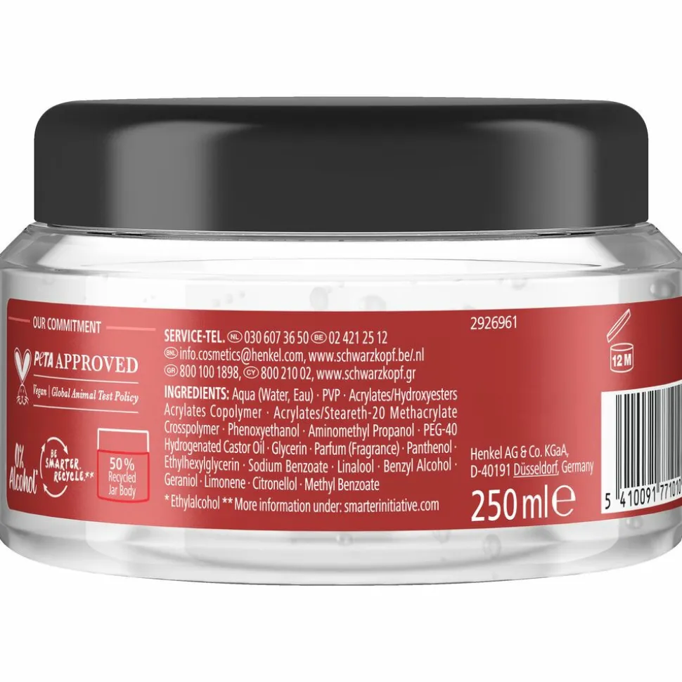 Taft Men Power Gel V12 Hold 12 250 ml