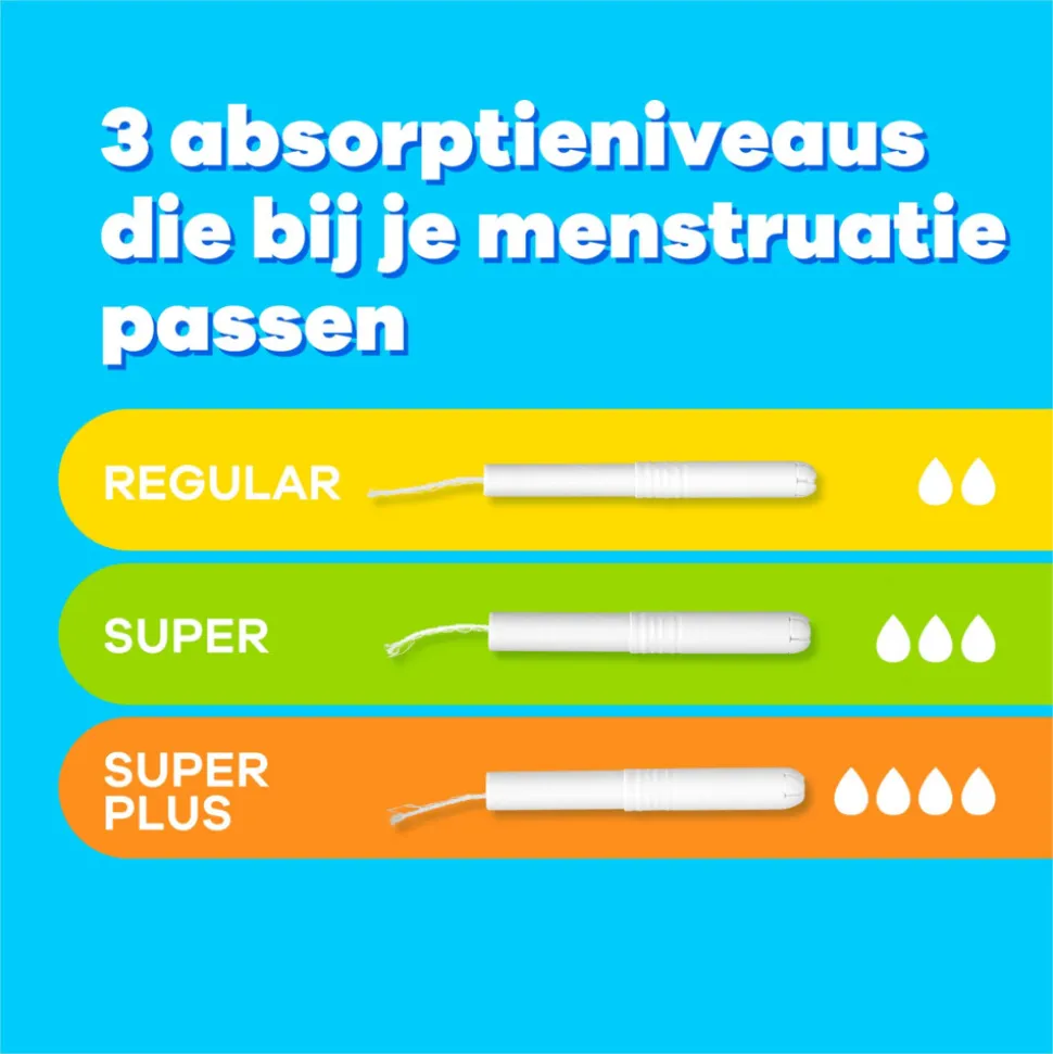 Tampax Tampons Regular met Kartonnen Inbrenghuls 20 stuks