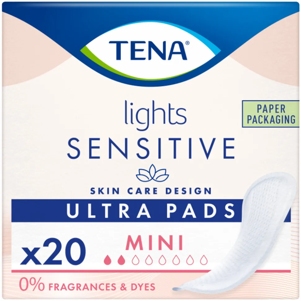 TENA Sensitive Lights Ultra Pads Mini 20 stuks