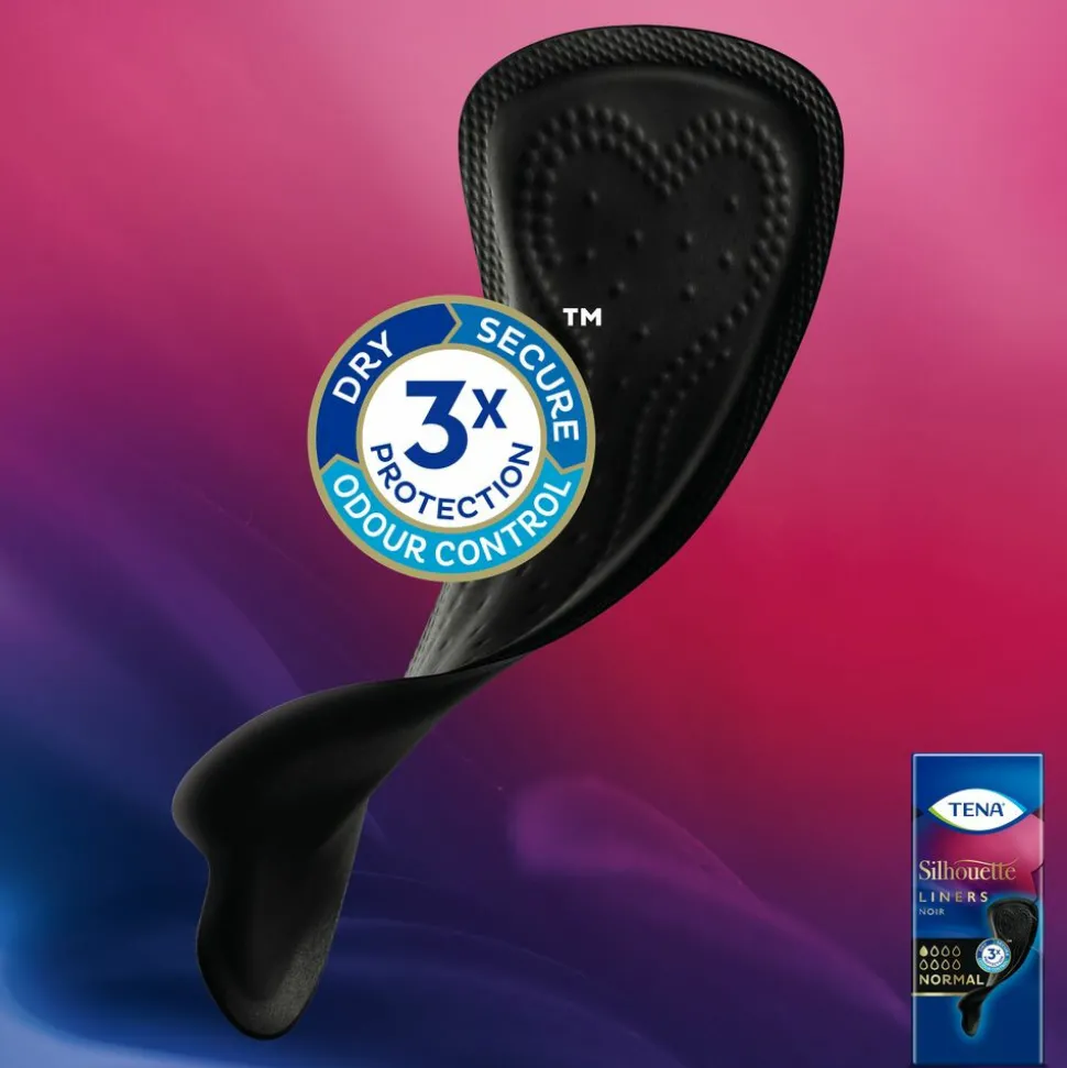 TENA Silhouette Pads Black Normal 26 stuks