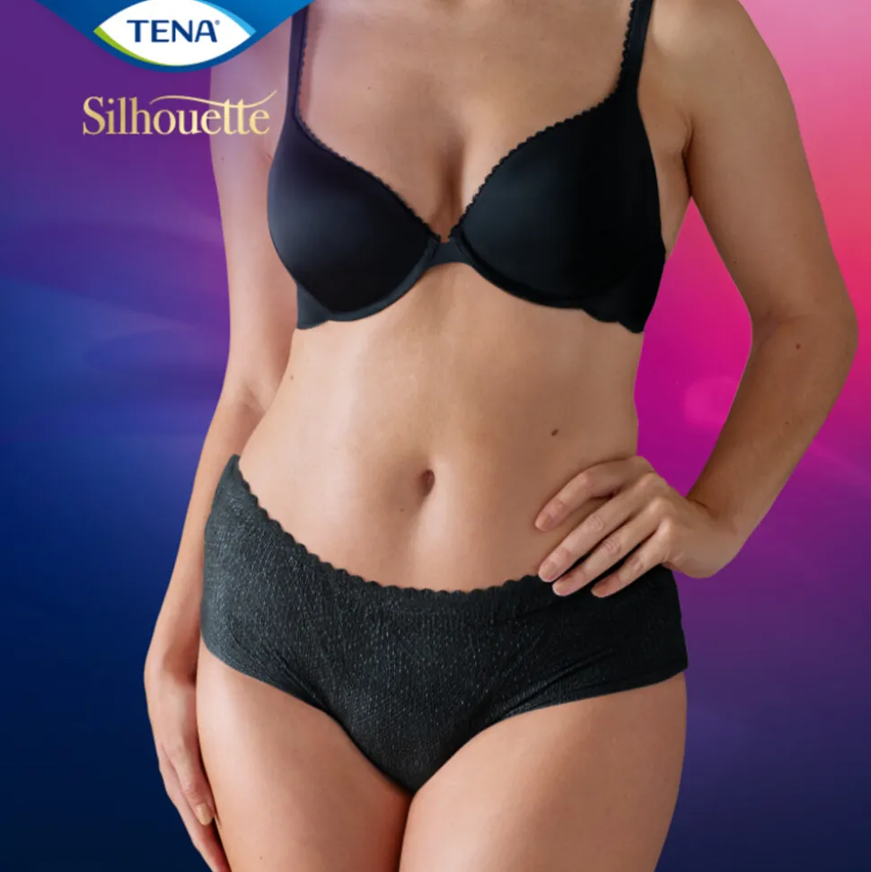 TENA Silhouette Underwear Low Waist Blanc Plus M 12 stuks