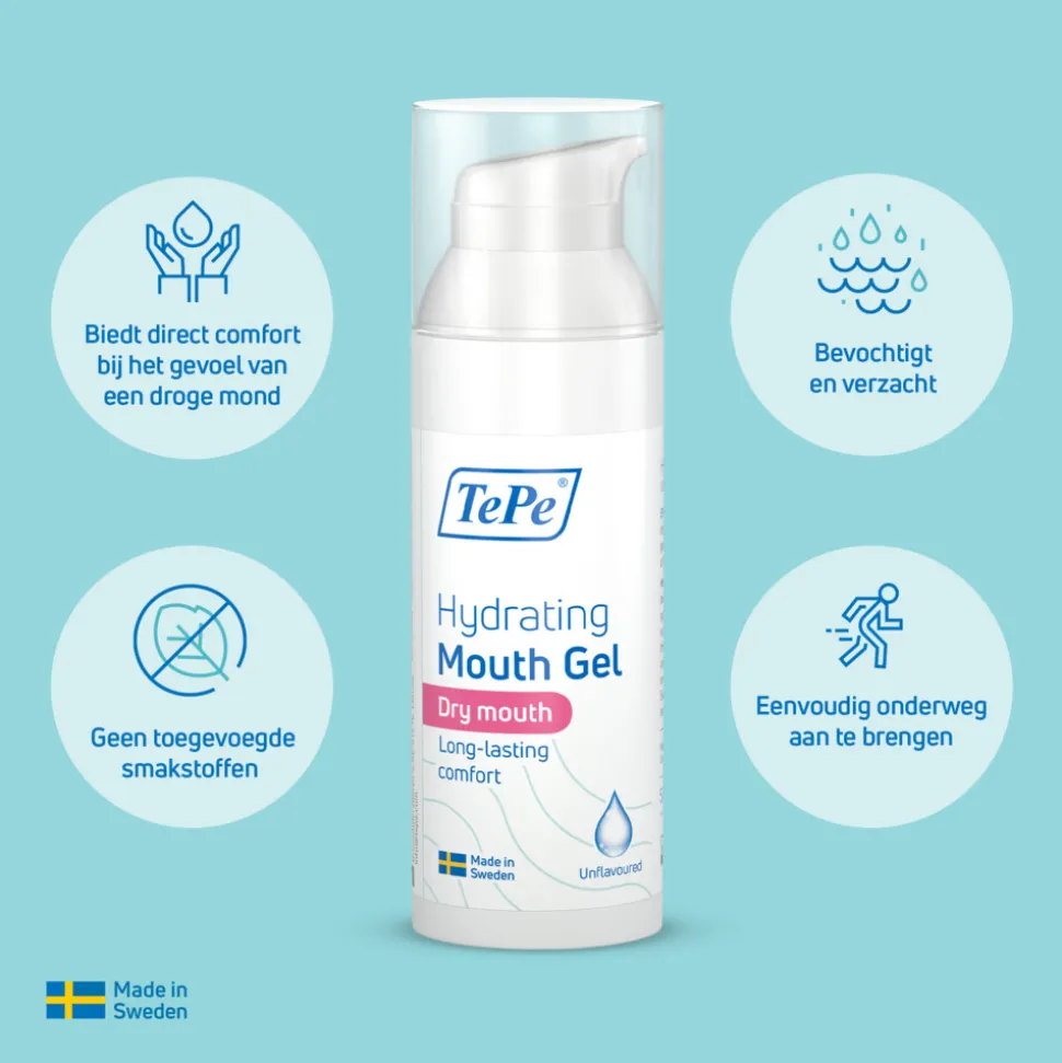TePe Hydraterende Mondgel zonder Smaak 50 ml