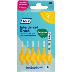 TePe Interdentale Ragers Original 0,7 mm Geel 6 stuks