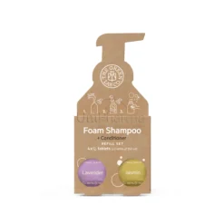 The Green Lab Co Navul Set Schuimende Shampoo Tabletten Lavendel & Jasmijn 4 stuks