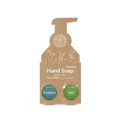 The Green Lab Co Navulverpakking Handzeep Tabletten Eucalyptus & Basilicum 4 stuks