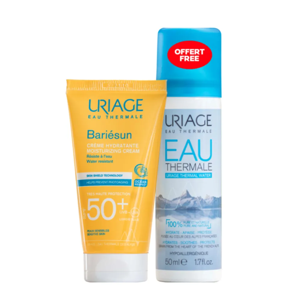 Uriage Bariésun Crème SPF 50+ 50 ml + Eau Thermale d'Uriage 50 ml 50 ml
