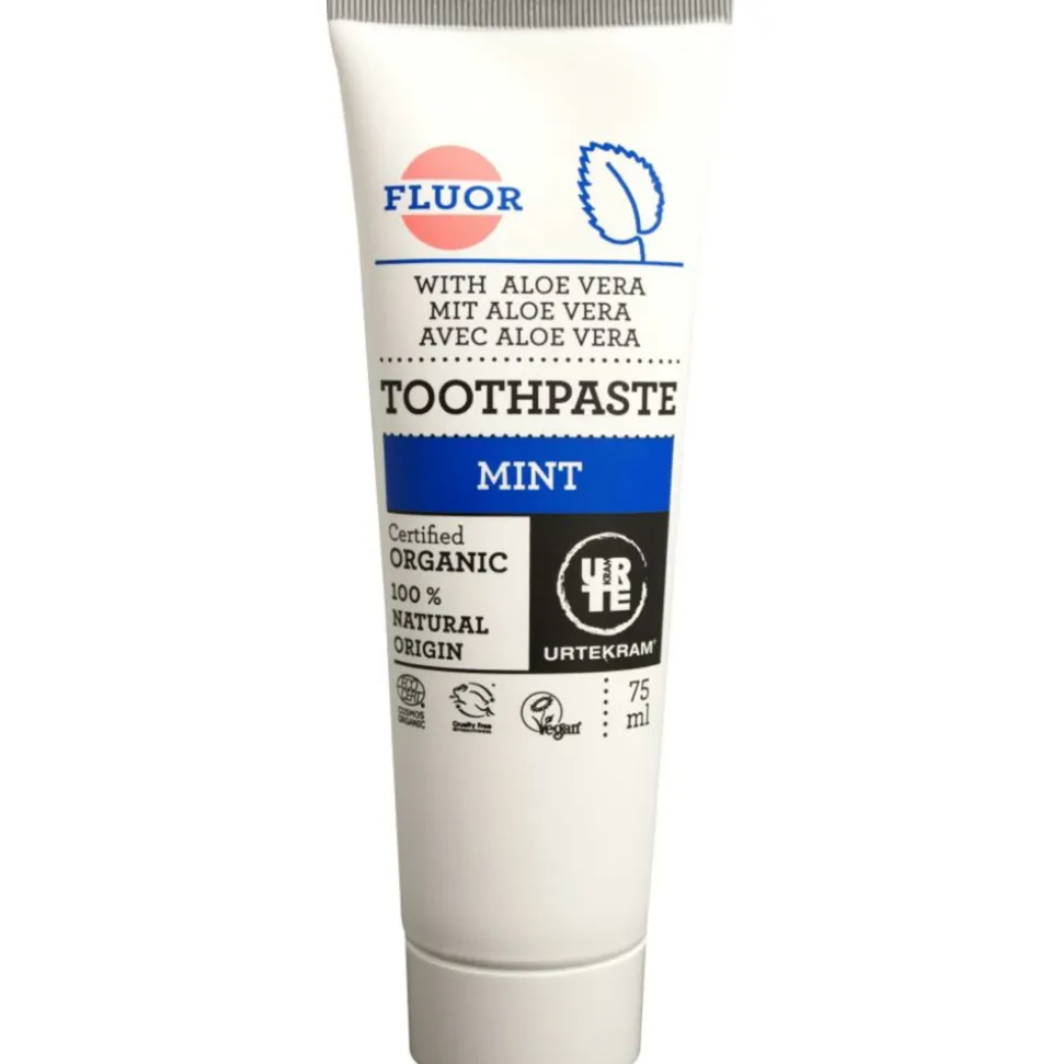 Urtekram Tandpasta Mint Fluoride 75 ml
