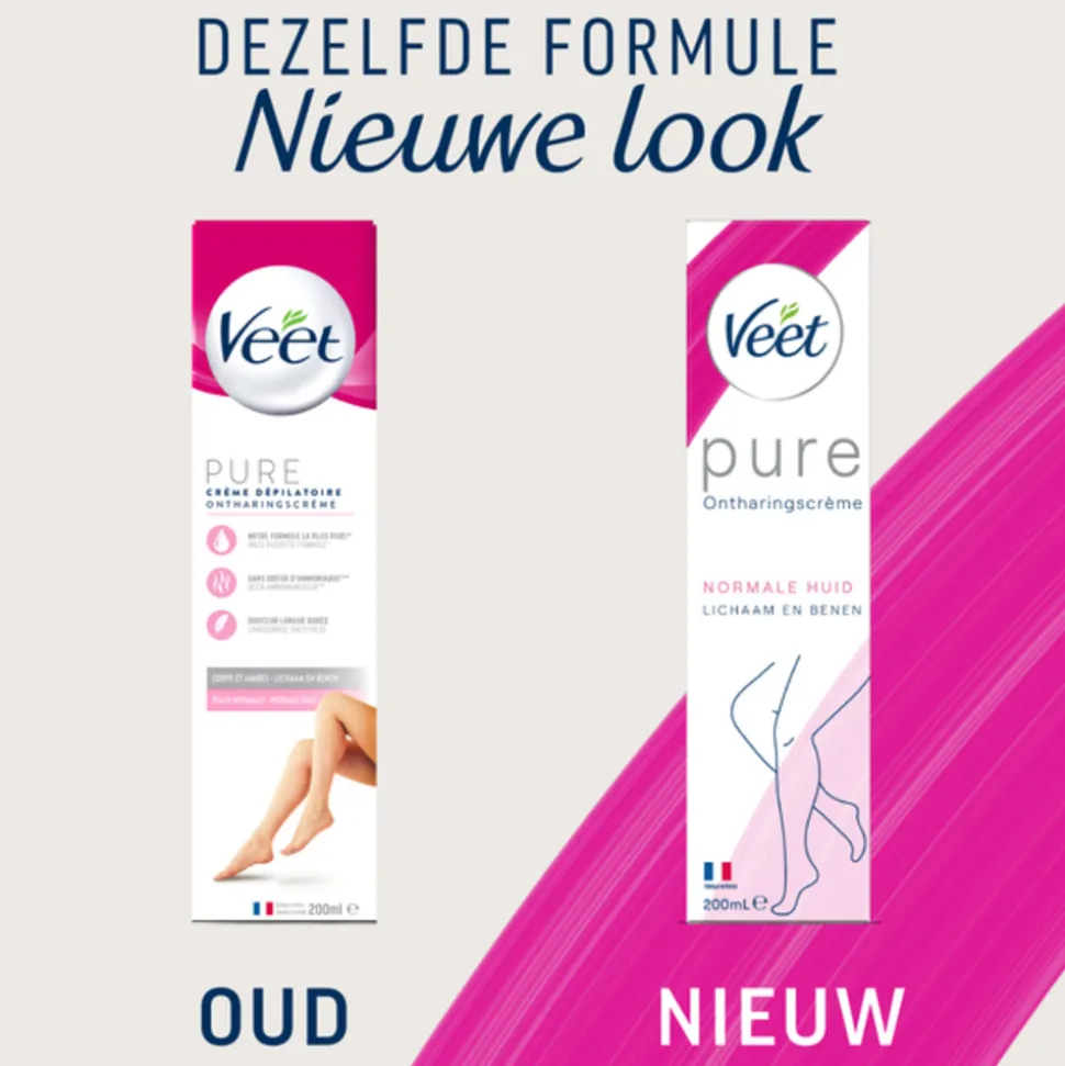 Veet Ontharingscrème Pure Normale Huid 100 ml