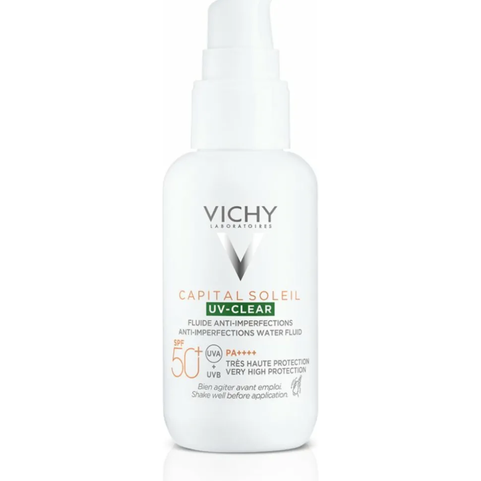 Vichy Capital Soleil UV Clear Anti-onzuiverheden Zonnebrand SPF 50+ 40 ml