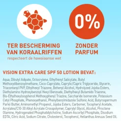 Vision Zonnebrand Crème Extra Care SPF 50 185 ml
