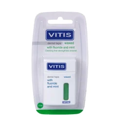 Vitis Waxed Dental Tape Fluoride & Mint 50 meter