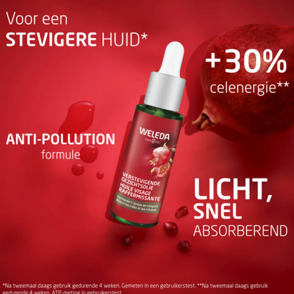 WELEDA Granaatappel Verstevigende Gezichtsolie 30 ml