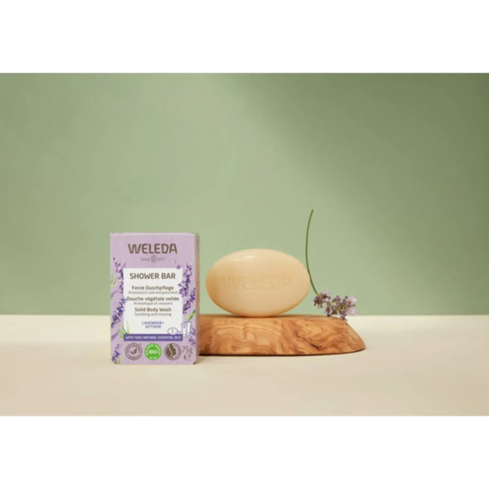 WELEDA Shower Bar Lavender + Vetiver 75 gr
