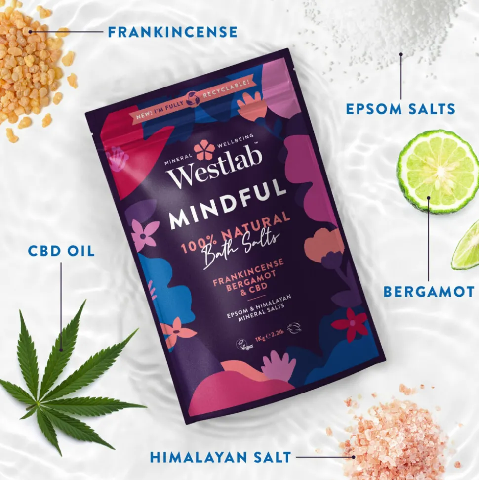 Westlab 100% Natuurlijk Badzout Mindful 1000 gr