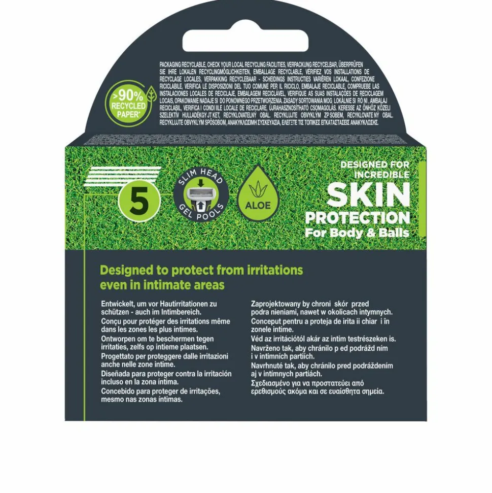 Wilkinson Hydro Trim & Shave Body & Balls Navulmesjes 3 stuks