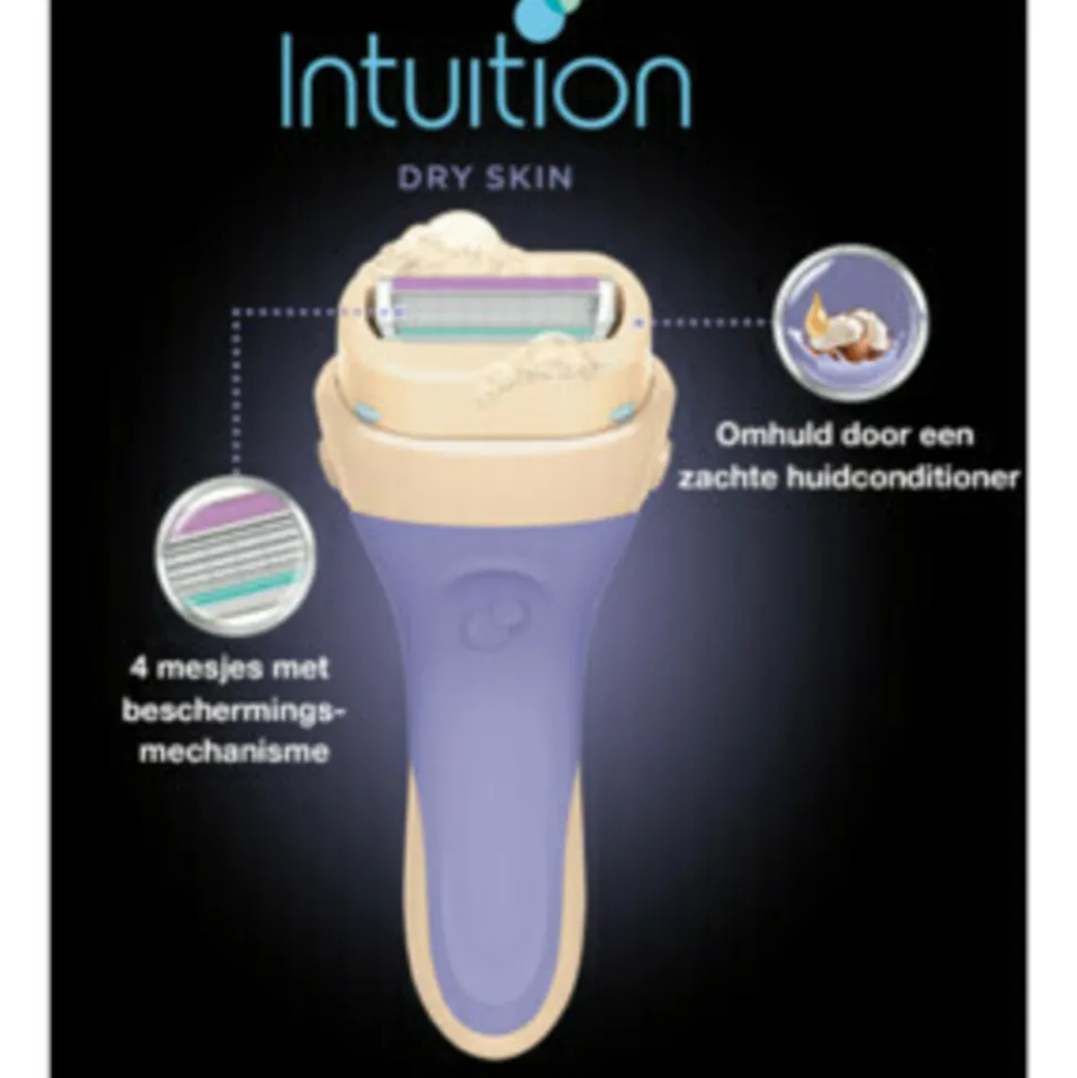 Wilkinson Intuition 2 in 1 Navulmesjes Dry Skin 3 stuks