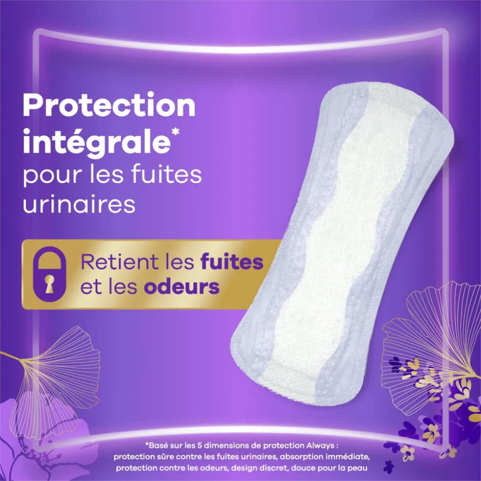 4x Always Discreet Long+ Inlegkruisjes Urineverlies 24 stuks
