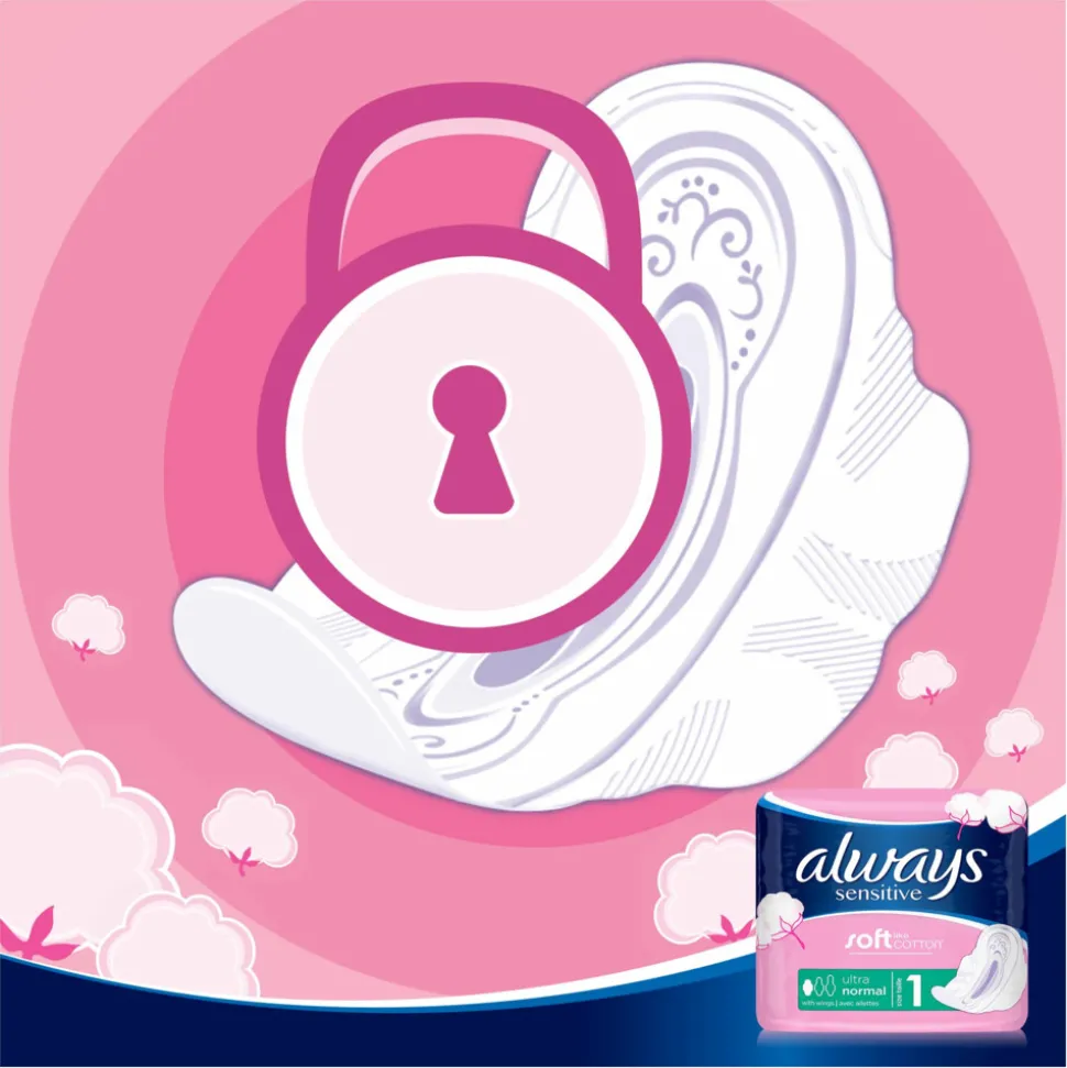 10x Always Maandverband Normal 24 stuks