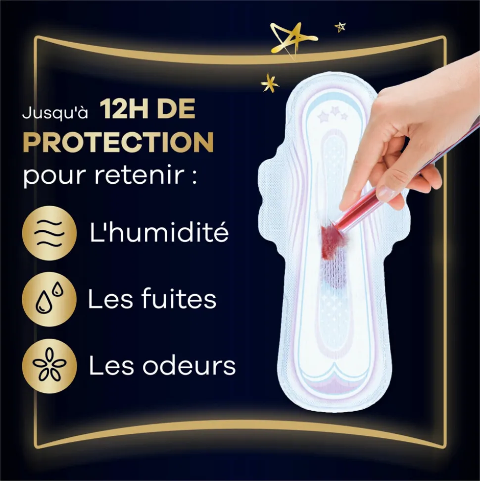 8x Always Maandverband Ultra Secure Night Extra 16 stuks