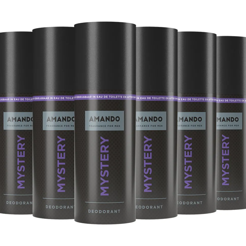 6x Amando Deodorant Spray Mystery 150 ml