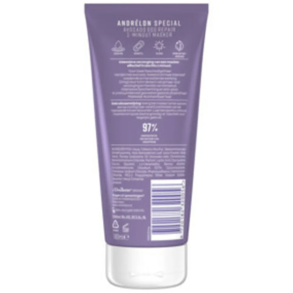 6x Andrélon 1 Minuut Wow Masker Avocado SOS Repair 180 ml