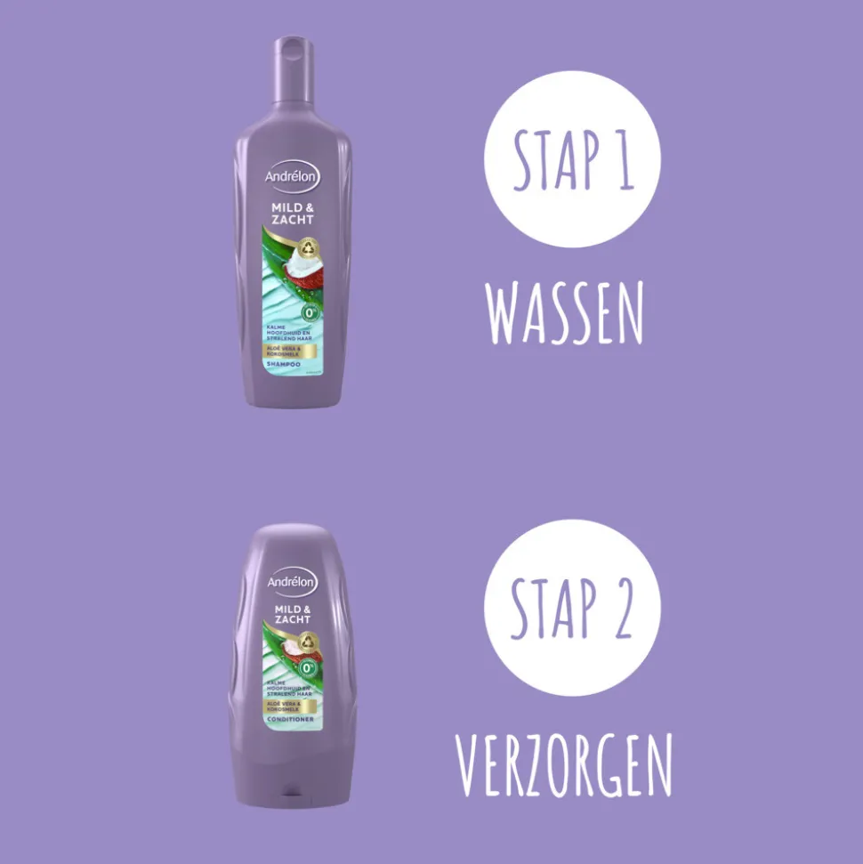 6x Andrélon Conditioner Mild & Zacht 250 ml
