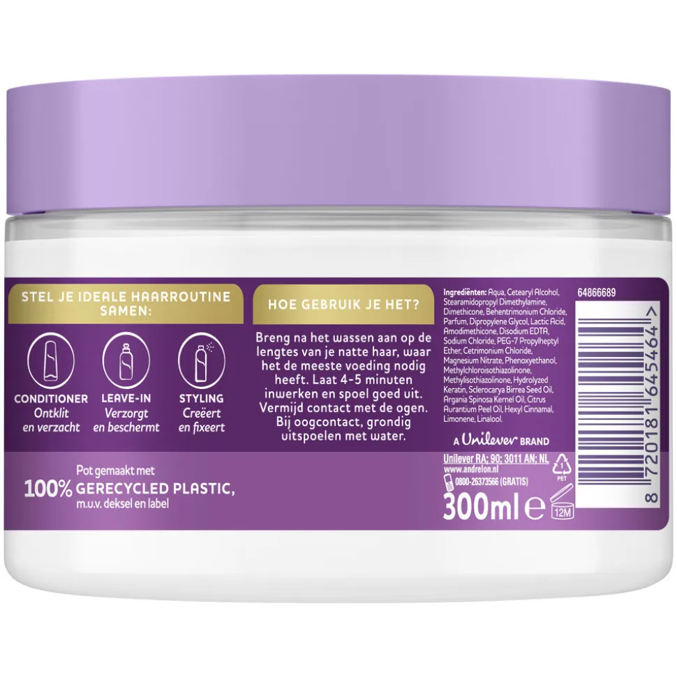 6x Andrélon Crème Haarmasker Intense Repair 300 ml