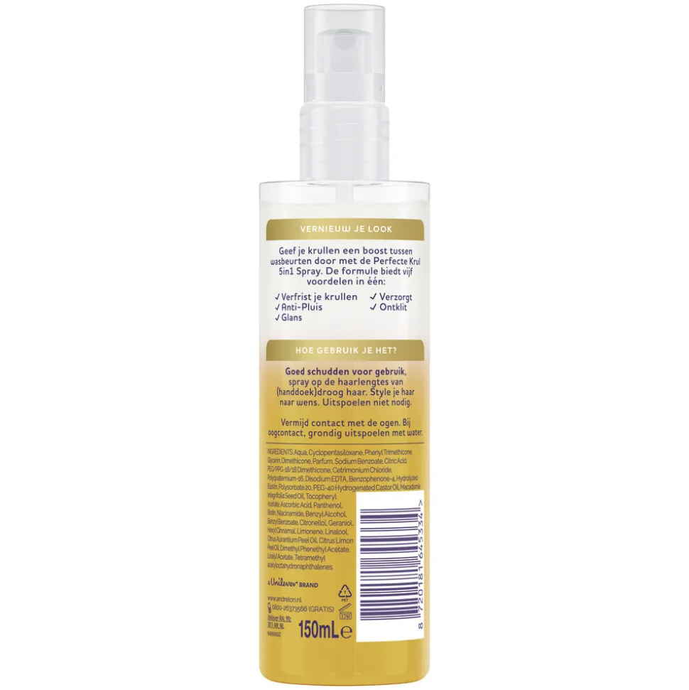 6x Andrélon 5-in-1 Bounce Back Spray Perfecte Krul 150 ml