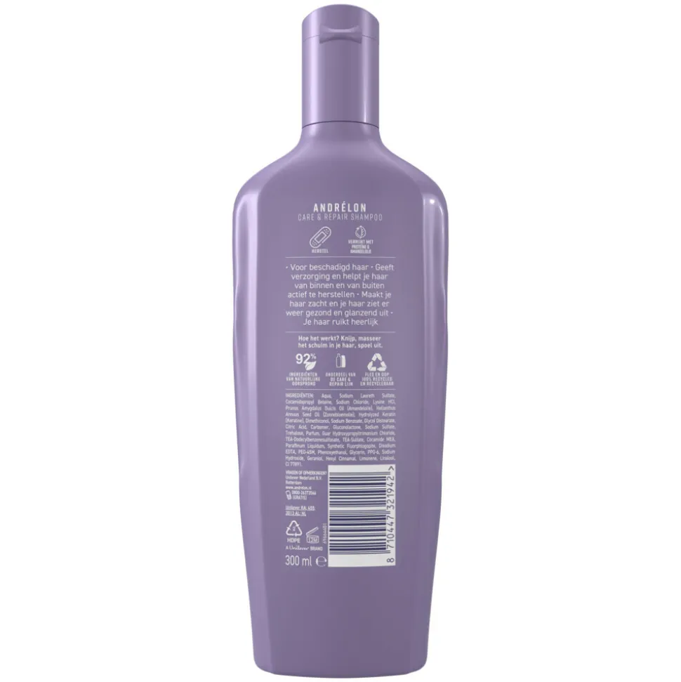 6x Andrélon Shampoo Care & Repair 300 ml