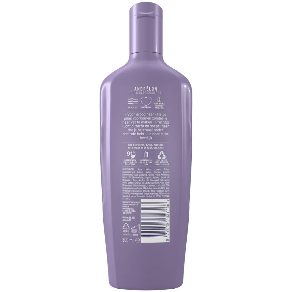 6x Andrélon Shampoo Oil & Care 300 ml