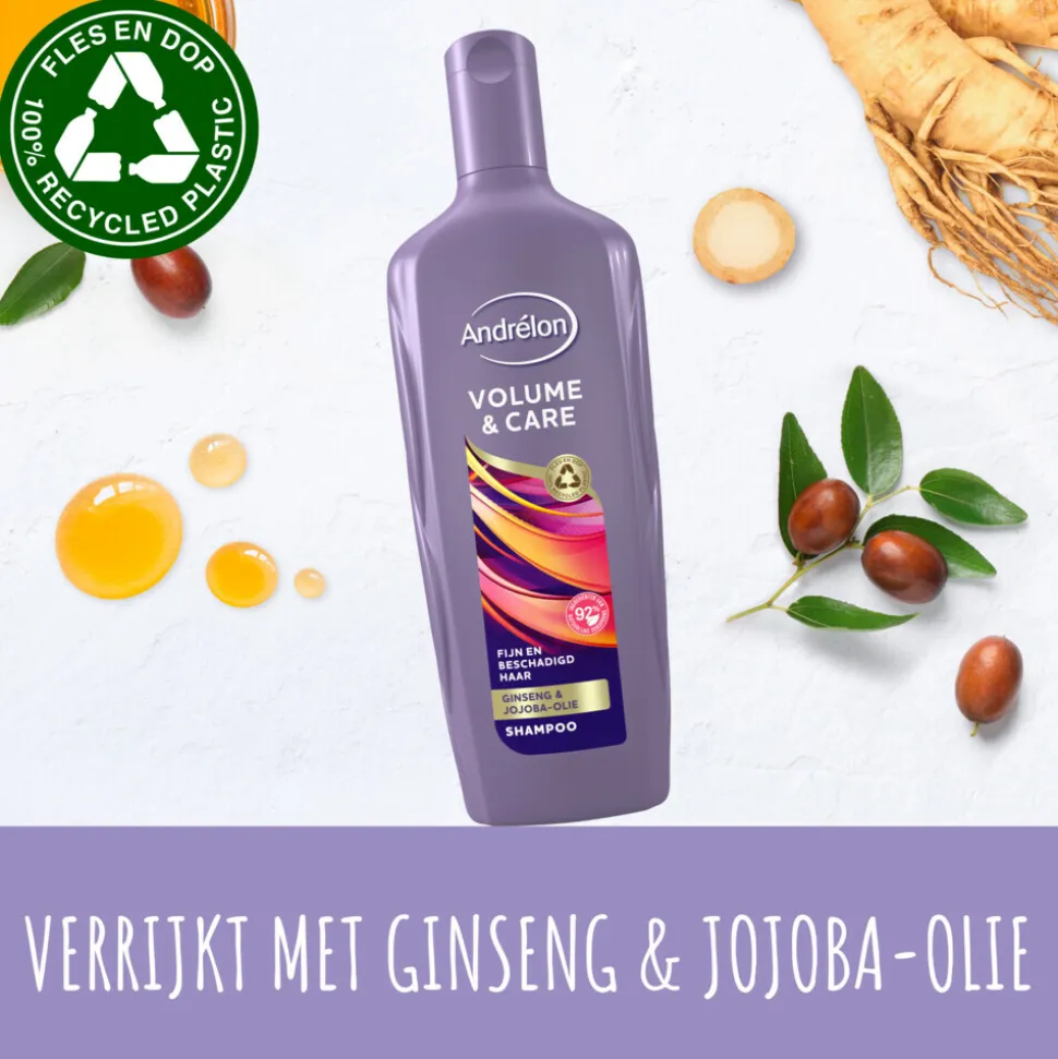 6x Andrélon Shampoo Volume & Care 300 ml