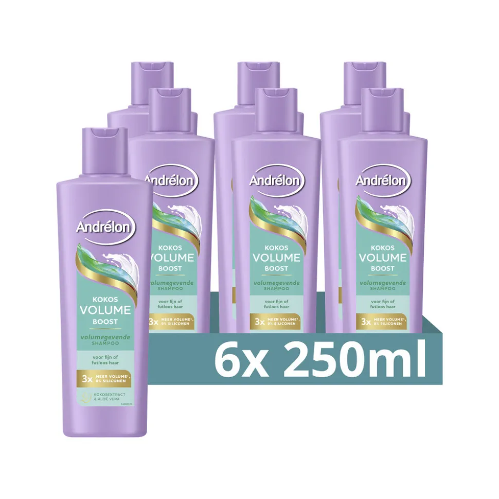 6x Andrélon Shampoo Volume Boost 300 ml